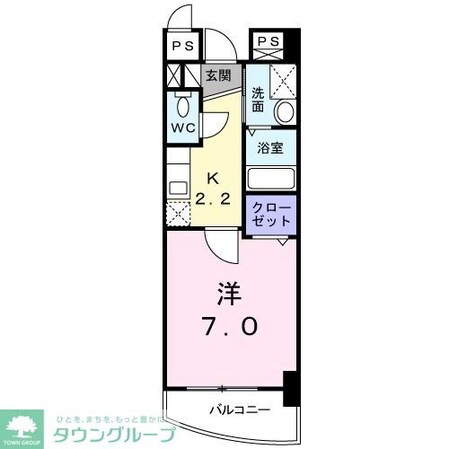 東峰マンションの物件間取画像